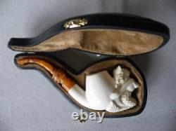 Hand Made Mermaid Nude Turkish Block Authentic Meerschaum Pipe PI2012S20