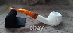 Handmade Block Meerschaum Apple Pipe