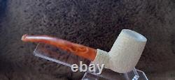 Handmade Block Meerschaum Billiard Pipe