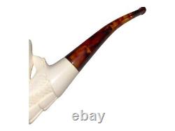 Handmade Eagle Claw & Egg Pipe Block Meerschaum Brand New Never Used