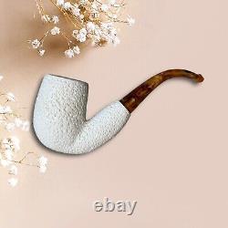 High Quality Handmade Block Meerschaum Rustic Pipe