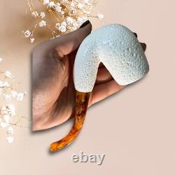 High Quality Handmade Block Meerschaum Rustic Pipe