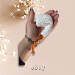 High Quality Handmade Block Meerschaum Rustic Pipe