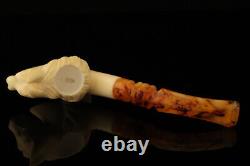 Horse Block Meerschaum Pipe with fitted case 14208