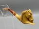 Horse Figure Pipe Handmade Block Meerschaum-new Custom Case#1136