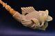 I Baglan Fat Koi Fish Figure Pipe Block Meerschaum Handmade New With Case#1082