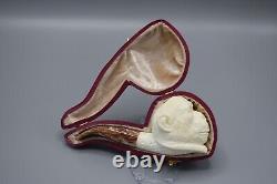 KENAN Planet Of Apes Pipe Block Meerschaum-NEW Handmade From Turkey W CASE#1542