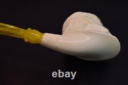 KENAN TRUMP BUST Pipe Handmade From Turkey Block Meerschaum-NEW W CASE#1203