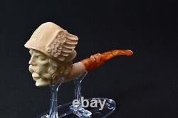 Kenan Ancient Viking Pipe New Block Meerschaum W Case#321