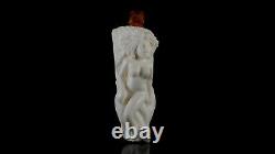 Kenan Nude Nude Lady Pipe block Meerschaum Handmade New W Case#374