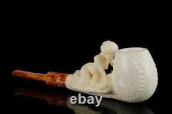 Kenan Nude Nude Lady Pipe block Meerschaum Handmade New W Case#42