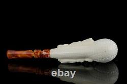 Kenan Nude Nude Lady Pipe block Meerschaum Handmade New W Case#42