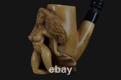Kenan Nude Nude Lady Pipe block Meerschaum Handmade New W Case#897