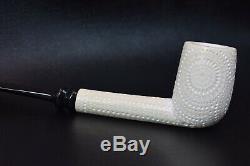 L Lattice Billiard Pipe By Tekin-new-block Meerschaum Handmade W Case#621