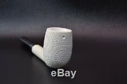 L Lattice Billiard Pipe By Tekin-new-block Meerschaum Handmade W Case#621