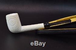 L Lattice Billiard Pipe By Tekin-new-block Meerschaum Handmade W Case#621