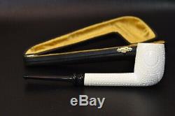 L Lattice Billiard Pipe By Tekin-new-block Meerschaum Handmade W Case#621