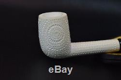 L Lattice Billiard Pipe By Tekin-new-block Meerschaum Handmade W Case#621