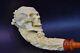 L Size Skull Pipe W Skeleton Hand Sadik Yanik Block Meerschaum-new W Case#1152