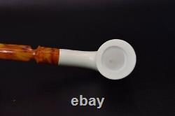 L Smooth Acorn Pipe By Tekin-new-block Meerschaum Handmade W Case#1160