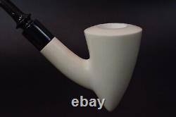 L Smooth Acorn Pipe By Tekin-new-block Meerschaum Handmade W Case#1172