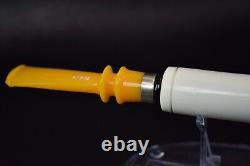 L Smooth Billiard Pipe By Tekin-new-block Meerschaum Handmade W Case#80 Tamper