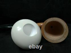 LARGE CALABASH PIPE & SMOOTH BLOCK MEERSCHAUM BOWL & SILVER SPIGOT SYSTEM az2