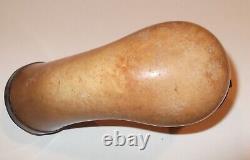 Large Antique 19th Century Block Meerschaum Tobacco Pipe Bowl, Silver Victorian