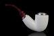 Large Block Meerschaum Pipe 925 Double Silver Smoking Tobacco With Case Md-106