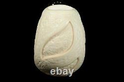 Large Bowl Freehand Pipe BLOCK MEERSCHAUM-NEW-HAND CARVED W Case#446