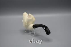 Large Dragon Pipe Handmade Block Meerschaum-NEW Custom Made CASE#1707