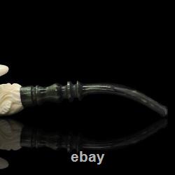 Large Eagle Claw Pipe New Block Meerschaum Handmade W Case-Stand-Tamper#876