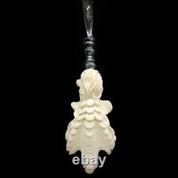 Large Eagle Claw Pipe New Block Meerschaum Handmade W Case-Stand-Tamper#876