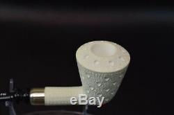 Large Lattice Dublin Pipe By Tekin-new-block Meerschaum Handmade W Case#696