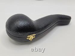 Large MBSD Meerschaum Block Meerschaum Golf Ball Spigot Tobacco Pipe, Case