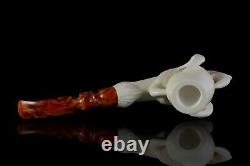 Large Size? Eagle Claw Pipe By ALI-new-block Meerschaum Handmade W Case#1271