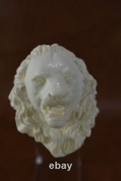 Large Size Lion FIGURE Pipe BY KENAN Block Meerschaum-NEW W CASE#227