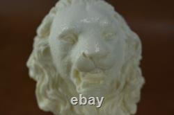 Large Size Lion FIGURE Pipe BY KENAN Block Meerschaum-NEW W CASE#227