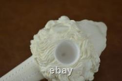 Large Size Lion FIGURE Pipe BY KENAN Block Meerschaum-NEW W CASE#227