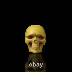 Large Size Skull Pipe By Kenan-new-block Meerschaum Handmade W Case#1648