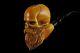 Large Size Skull Pipe By Kenan-new-block Meerschaum Handmade W Case&tamper#220