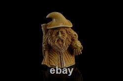 Large Size WIZARD Figure Pipe By Altay New Block Meerschaum Handmade W Case1499