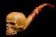 Large Skull Pipe By Kenan-new-block Meerschaum Handmade W Case#1102