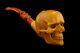 Large Skull Pipe By Kenan-new-block Meerschaum Handmade W Case&tamper46