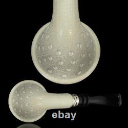 Large TEKIN Lattice Calabash Pipe BLOCK MEERSCHAUM-NEW-HAND CARVED W Case#813