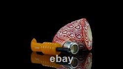 Lattice Bent Dublin Pipe By Tekin-new-block Meerschaum Handmade W Case#556