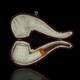 Lattice Brandy Pipe -new-block Meerschaum Handmade W Case#1908