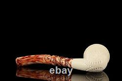 Lattice Calabash Pipe New-block Meerschaum Handmade W Case#197