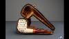 Lattice Carved Block Meerschaum Billiard 9mm
