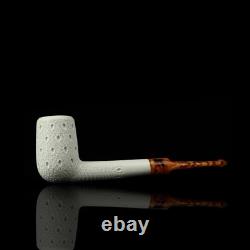 Lattice Lovat Pipe BLOCK MEERSCHAUM-NEW-HANDCARVED Case#1652 W Tamper